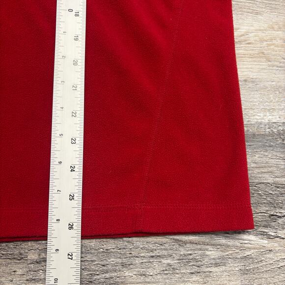 Eddie Bauer First Ascent Red Gray Men XL 1/4 Zip Pullover Fleece Jacket Gorpcore - Picture 7 of 9